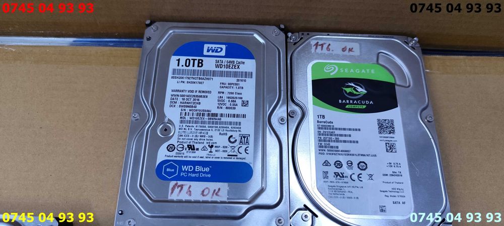 hdd hard disc 500gb SATA desktop testate SANTINEL 100% fara baduri