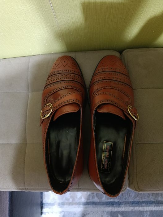 Мужские кожаные лоферы