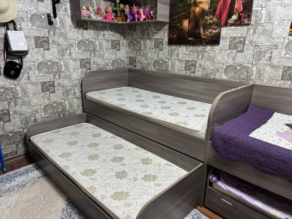 Кровать 2 местая ,2 комплекта (4 кровати)