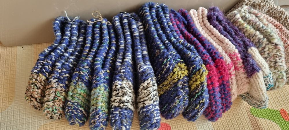 Cipici tricotati de lana