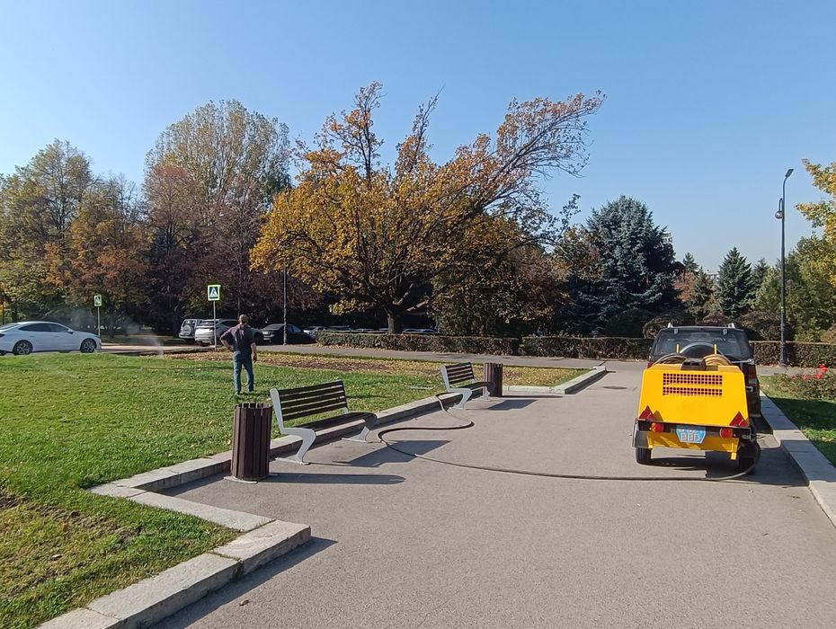 Продувка поливной системы !!!