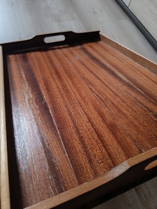 Деревянный поднос советских времён