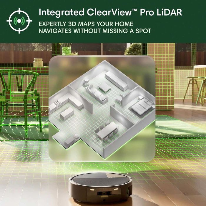 Прахосмукачка Робот iRobot Roomba Max 705 Combo с Докинг станция AutoWash Сухо и Мокро LiDAR 13000Pa