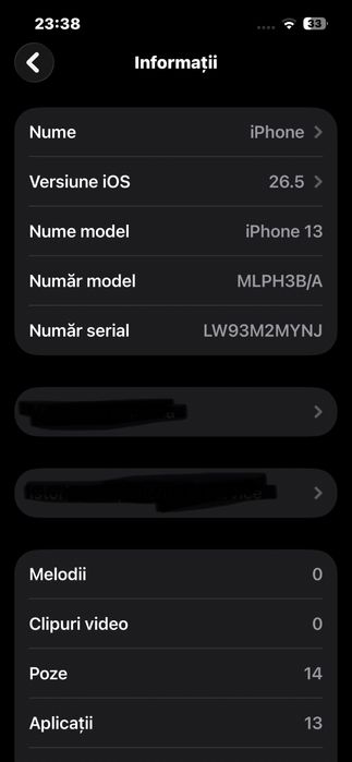Iphone 13 128gb 91% 1200ron fix