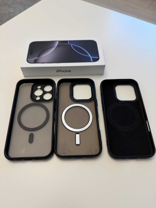 iPhone 16 Pro, 256GB, 5G, Black Titanium, Factură, Garanție 01.11.2026