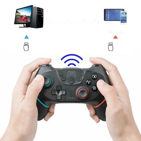 Контролер за джойстик за геймпад, Nintendo с жироскоп, Bluetooth,