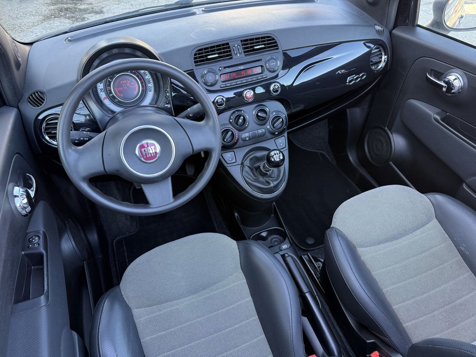 FIAT 500 Cabrio 0.9 Benzina 2011 decapotabil^ Euro 5, AC functional, 97.000 km reali, perfect functional