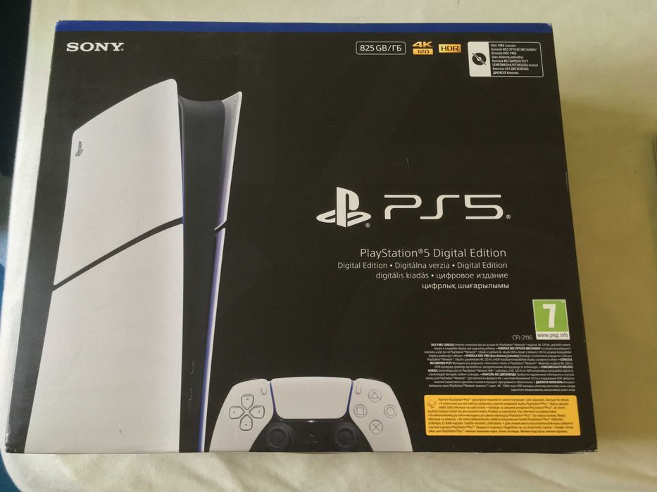 Consola PlayStation 5 Digital Edition (PS5) Slim, 825GB SSD, sigilata