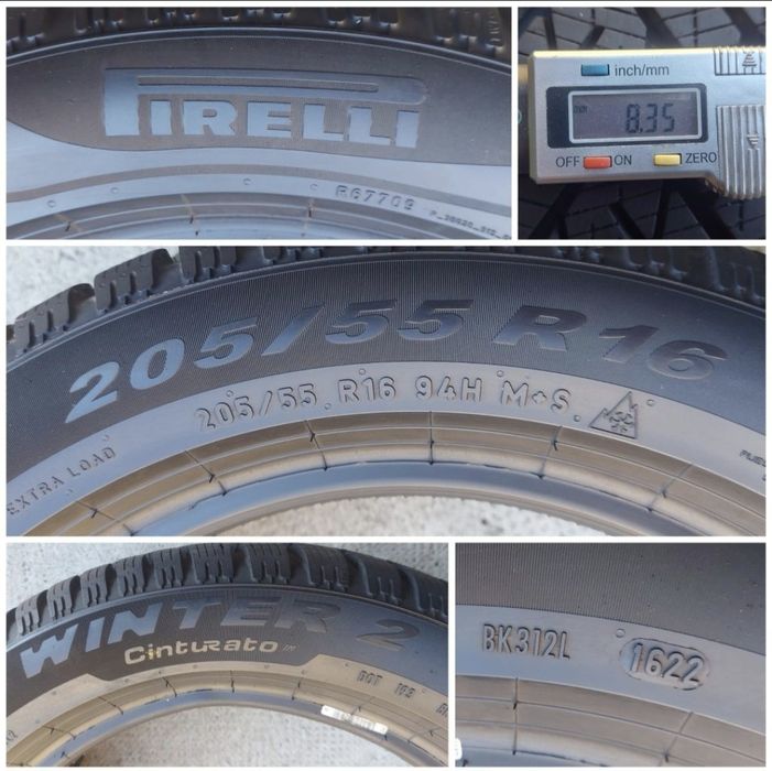 O bucată 205/55 R16 M+S iarnă - una Semperit Pirelli