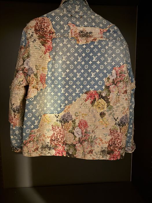 LV Destroyed Workwear Denim Jacket