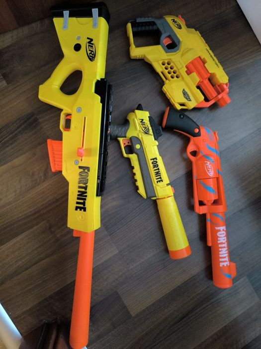 4 arme jucarie NERF FORNITE