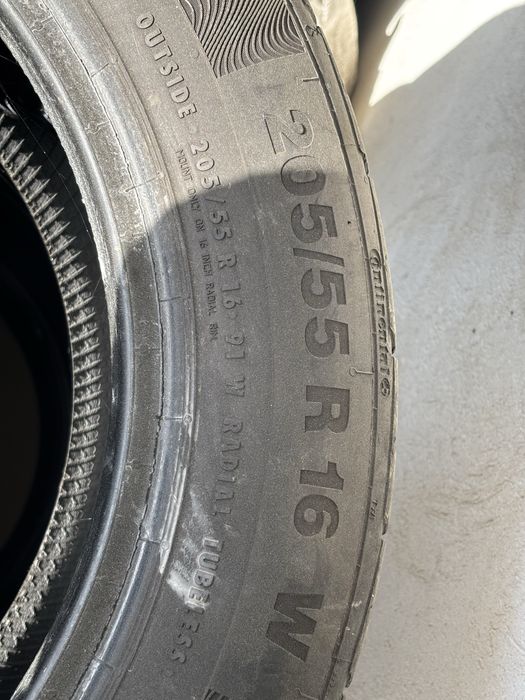 4 anvelope 205/55 R16 Continental – 100 lei setul