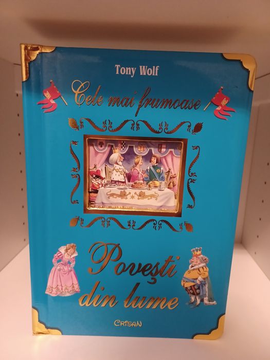 Cele mai frumoase Povești din lume Tony Wolf -albastră