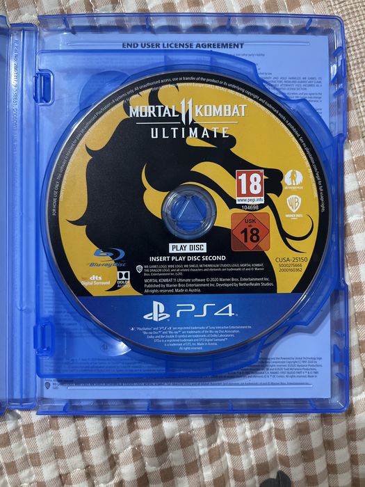Продам диск Mortal Kombat 11 Ultimate для PS4 / PS5