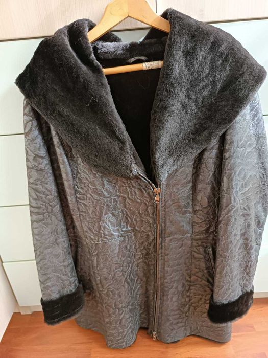 Кожено яке, дамско естествена телешка кожа - 280 €