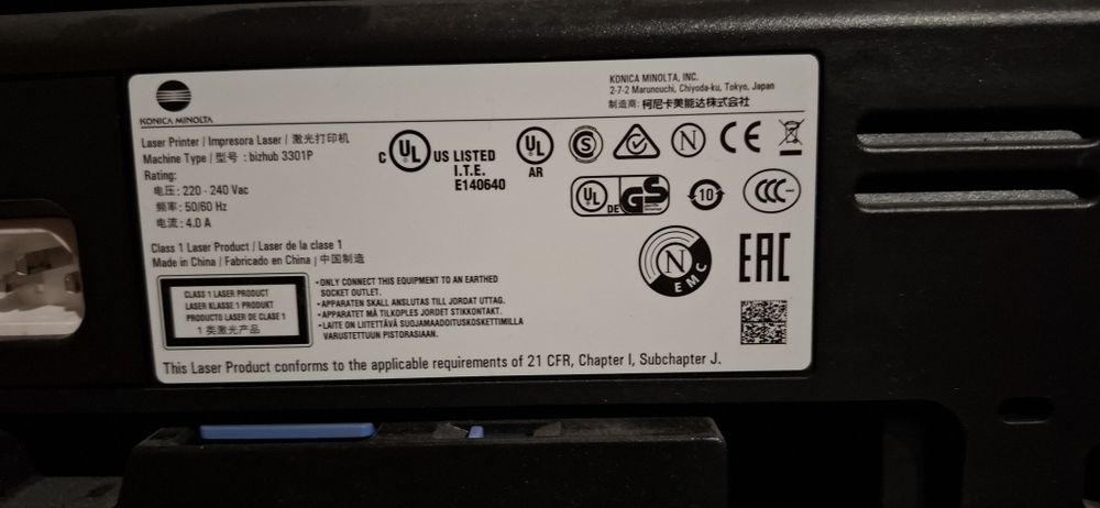 Принтер Konica Minolta Bizhub 3301P