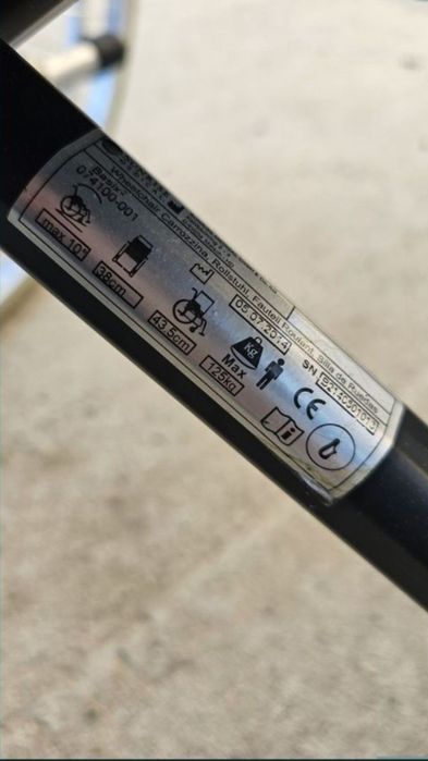 Fotoliu rulant/scaun cu rotile pt adolescenti, sezut 38 cm