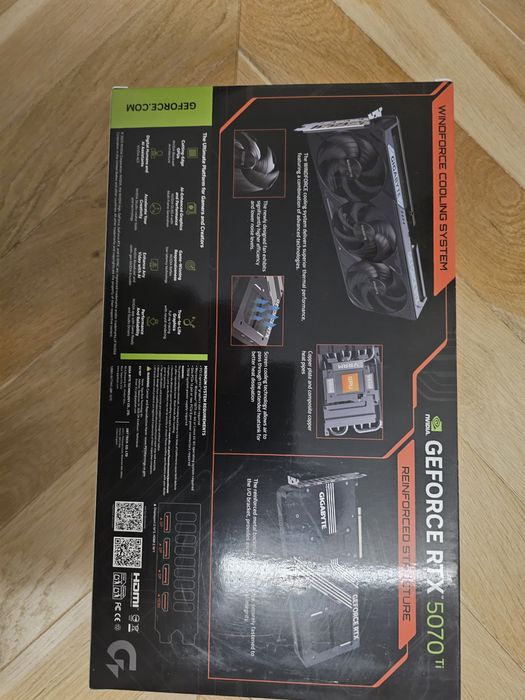 Gigabyte Windforce RTX 5070 TI ! SIGILATA