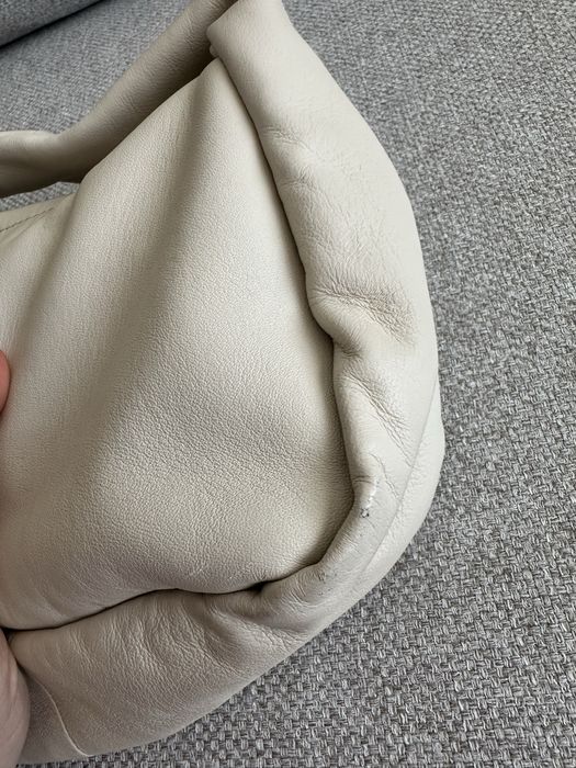 Чанта Massimo Dutti Ecru