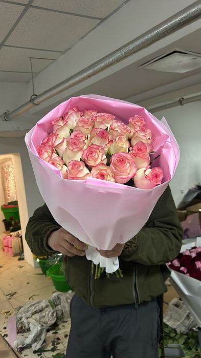 Красные розы букет