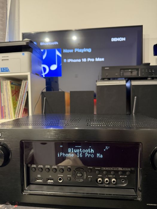 Receiver Denon AVR-X4100W,7.2,Dolby Atmos,Wifi,Bluetooth,4K,165W