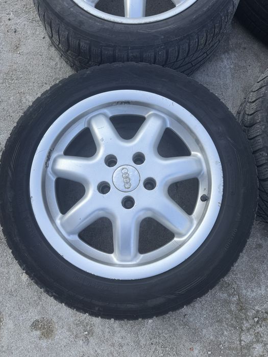 Джанти за ауди ronall 5x112 5бр с гуми 205/55/16