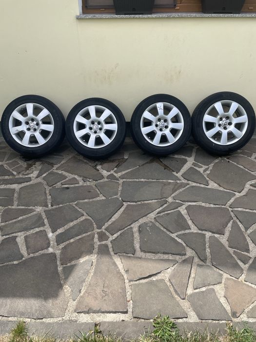 Jante cu anvelope vara VW Golf 4