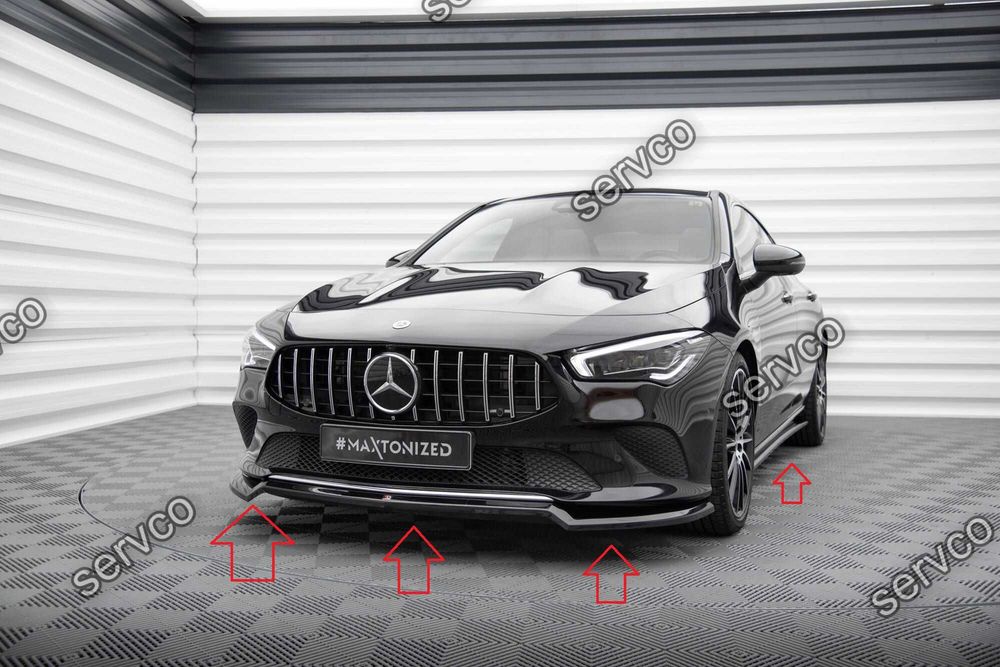 Pachet Body kit tuning Mercedes CLA C118 Coupe 2019- v1 Maxton Design