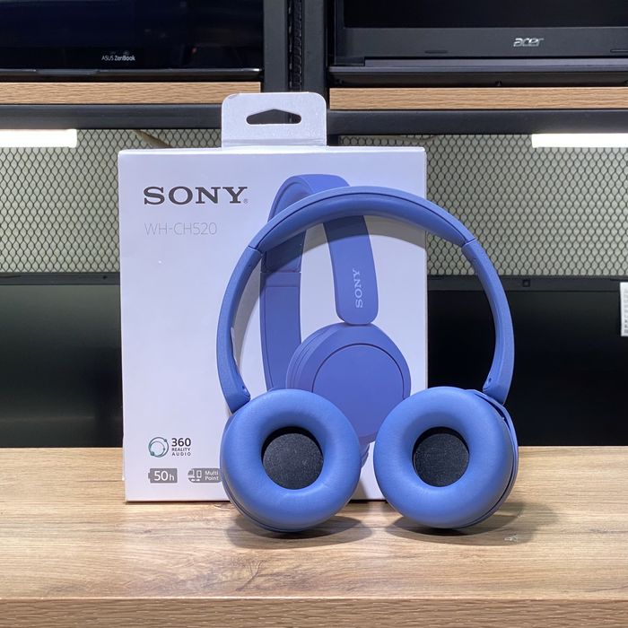 Наушники Sony WH-CH520, Синие, 9510/А10