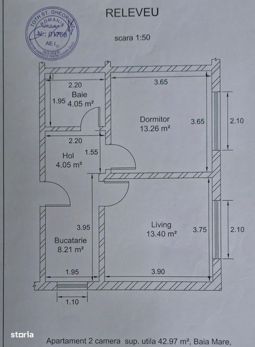 Apartament 2 camere, str. Victoriei - zona Pronto