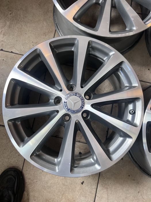 Jante Mercedes originale -senzori  -5x112 r17 - 2000 lei
