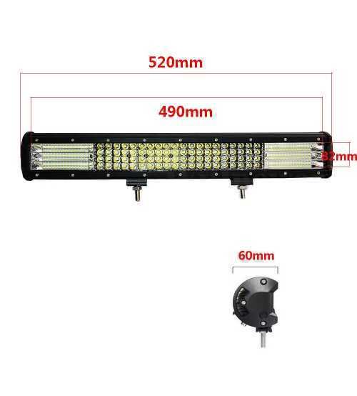 Led Bar 510w, 51000 LM, 12-24V, Suporti prindere inclusi TRANSPORT 0