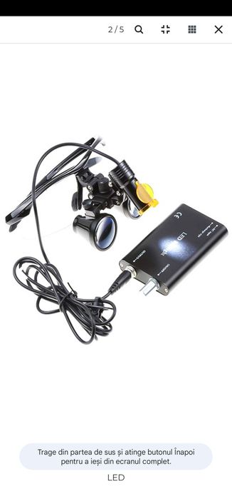 Ochelari de protectie cu Lupa + lumina Led