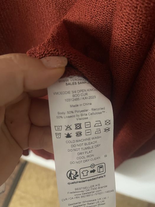 Cardigan lung Vero Moda Curve