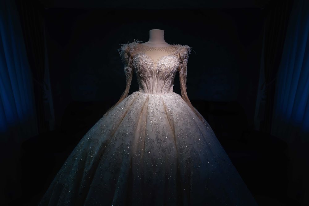 Rochie de mireasa printesa +  3crinoline + voal dublu 4 m + voal 1,5 m