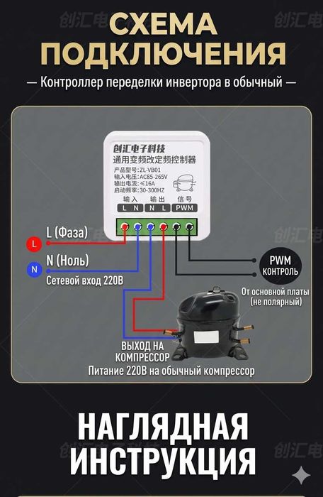 “Модуль для мастеров: ремонт инверторных холодильников дешевле”