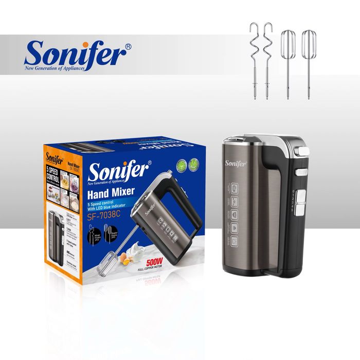 Многофункциональный ручной миксер для теста Sonifer SF-7038C
