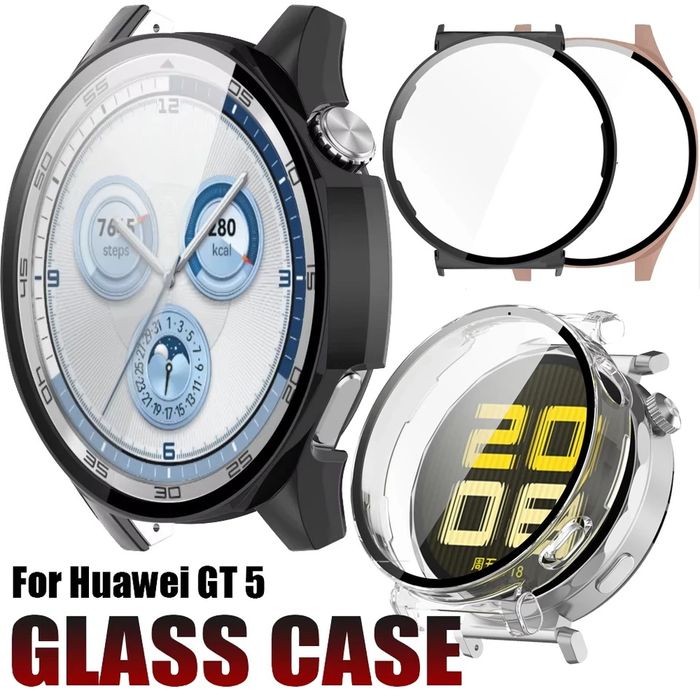 Huawei Watch GT5 GT5 Pro 41 42 46/Твърд удароустойчив кейс с протектор