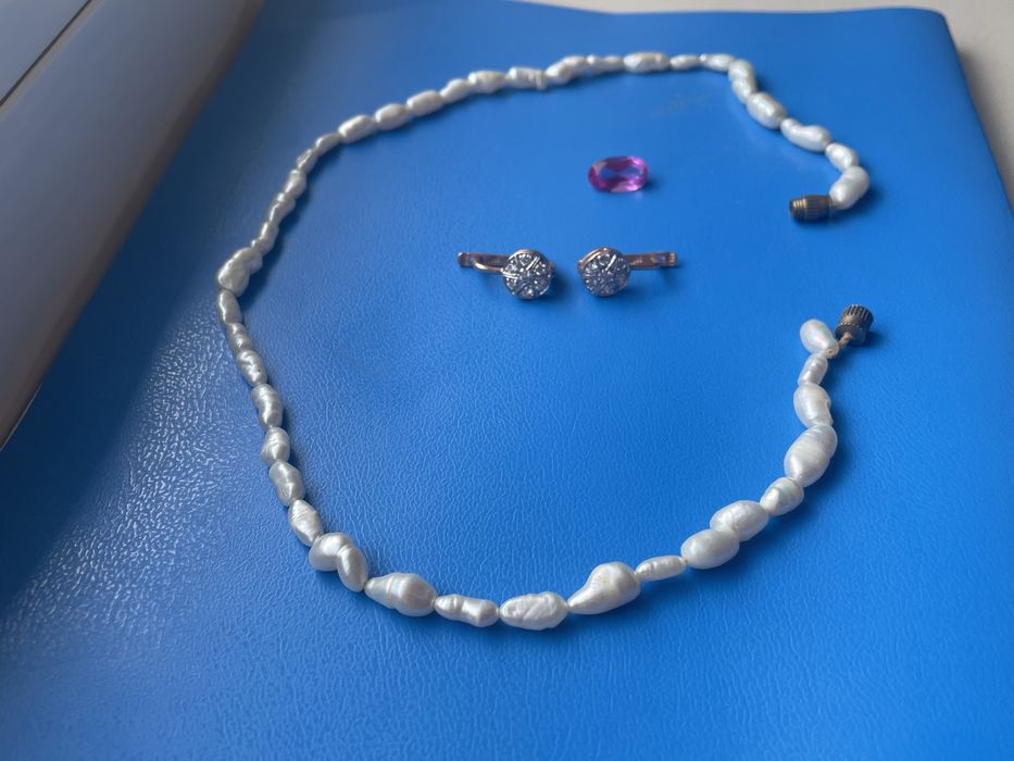 Серьги золотые 583 проба