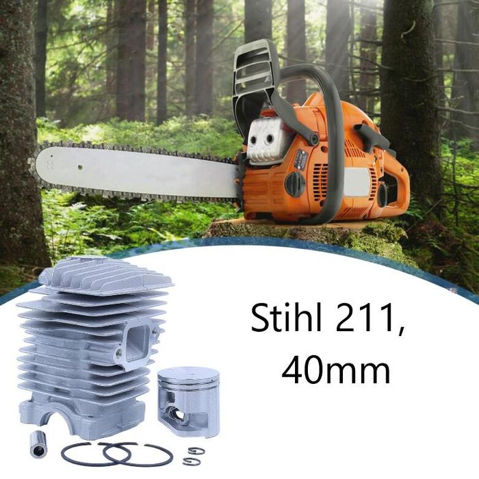 Set motor, kit cilindru pentru drujba ST 211, 40 mm, PowerX