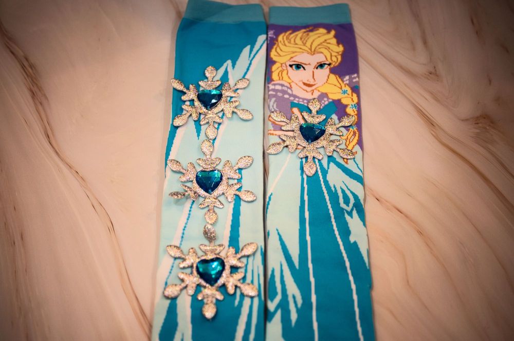 Детски чорапи Елза с 3D ефекти