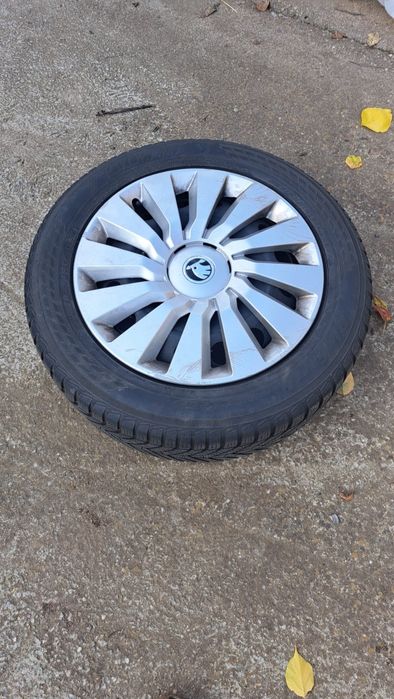 Vând set genți de 16 cu anvelope de iarnă skoda