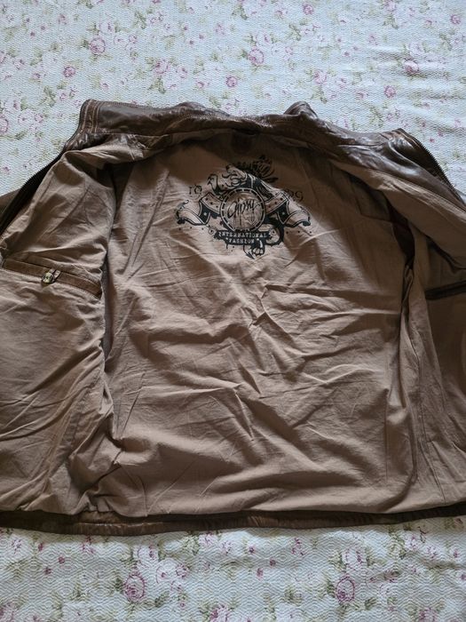 Кожанная куртка Европа бренд "GIPSY"