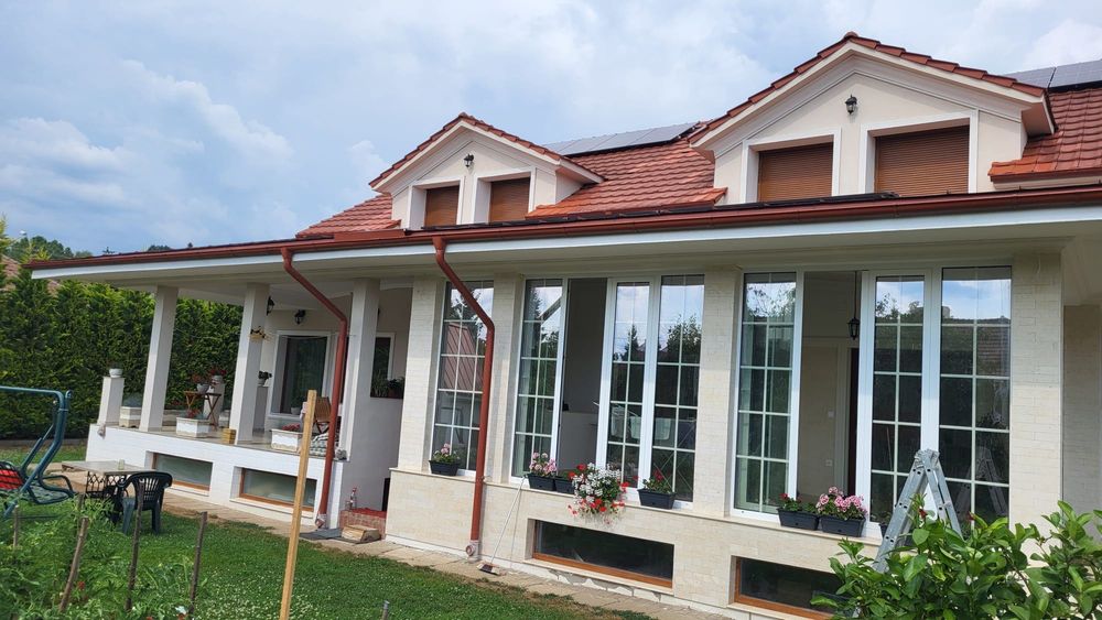 Jgheaburi și burlane cărămiziu