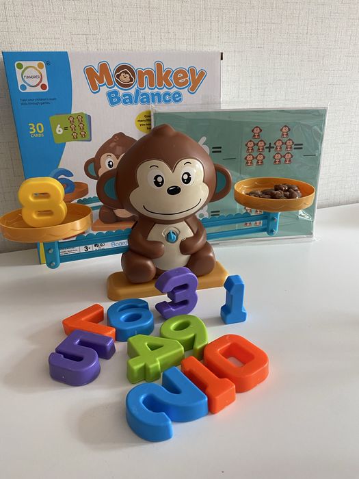 Везна Маймунки, цифри, броим, смятаме