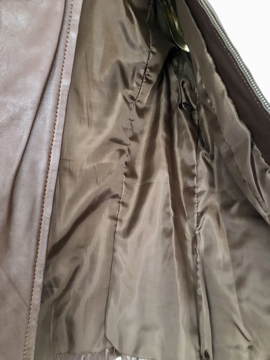 Geacă maro damă 100% piele naturală