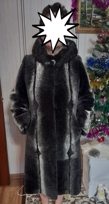 Шуба цигейковая б/у