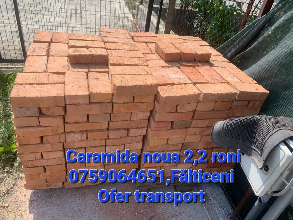 Caramida rosie noua 2,2 roni bucata