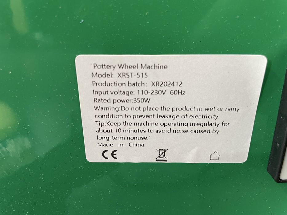Roată de olărit XRST-515 350w profesionala ,ceramica