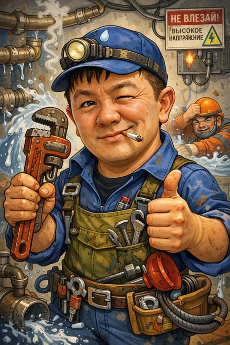 Сантехник 24/7 стаж 17 лет